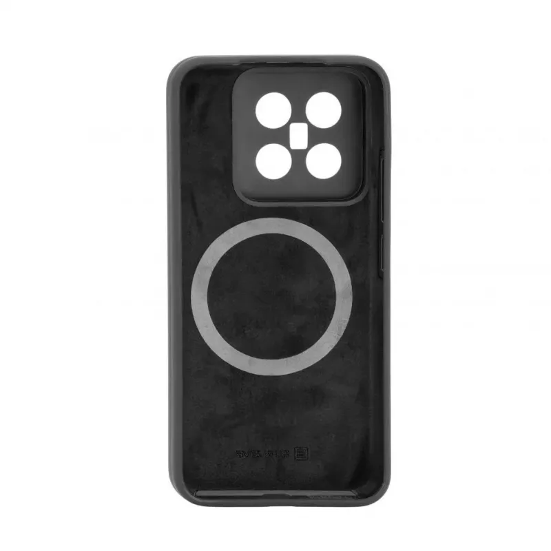 Evelatus Xiaomi 14 Pro Capa de silicone Soft Touch Premium preta