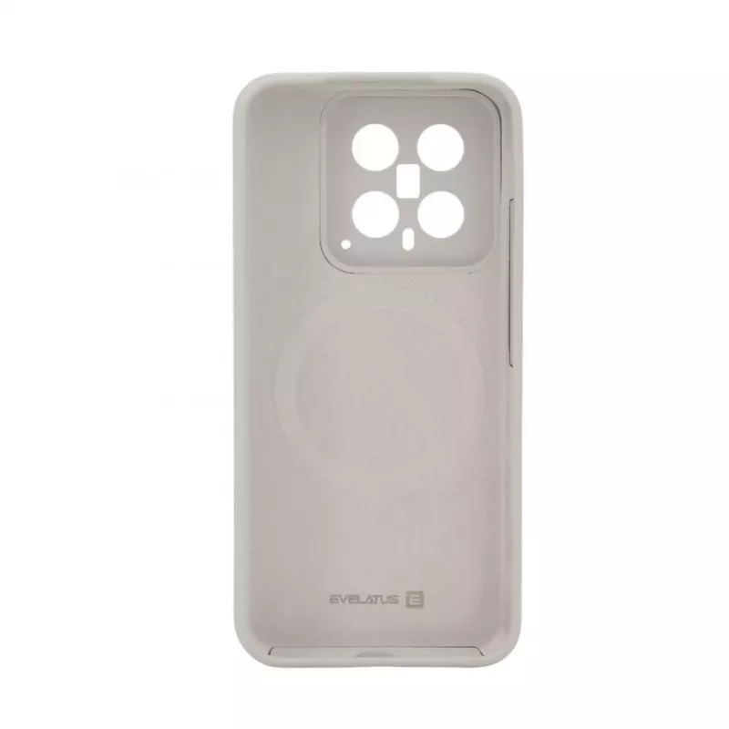 Evelatus Xiaomi 14 Capa de silicone Soft Touch Premium cinzenta