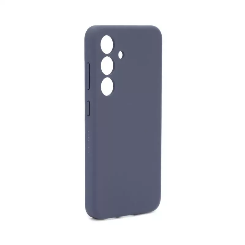 Evelatus Samsung Galaxy S24 Capa de silicone Soft Touch Premium MagSafe azul-meia-noite