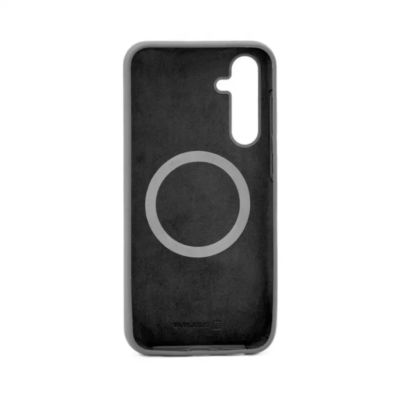 Evelatus Samsung Galaxy S23 FE Capa de silicone Soft Touch Premium preta