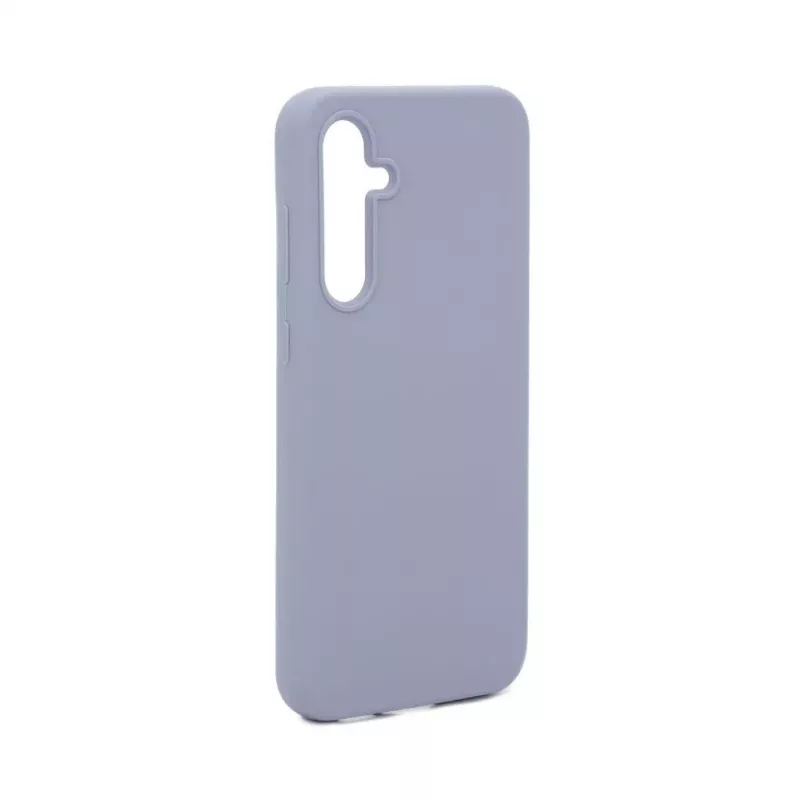 Evelatus Samsung Galaxy S23 FE Capa de silicone Soft Touch Premium cinzento-lavanda