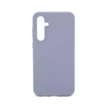Evelatus Samsung Galaxy S23 FE Capa de silicone Soft Touch Premium cinzento-lavanda