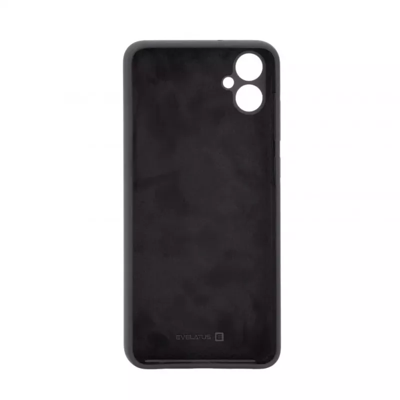 Evelatus Samsung Galaxy A05 Capa de silicone Soft Touch Premium preta