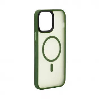 Evelatus Apple iPhone 13 Pro Max Capa híbrida com MagSafe PC+TPU verde