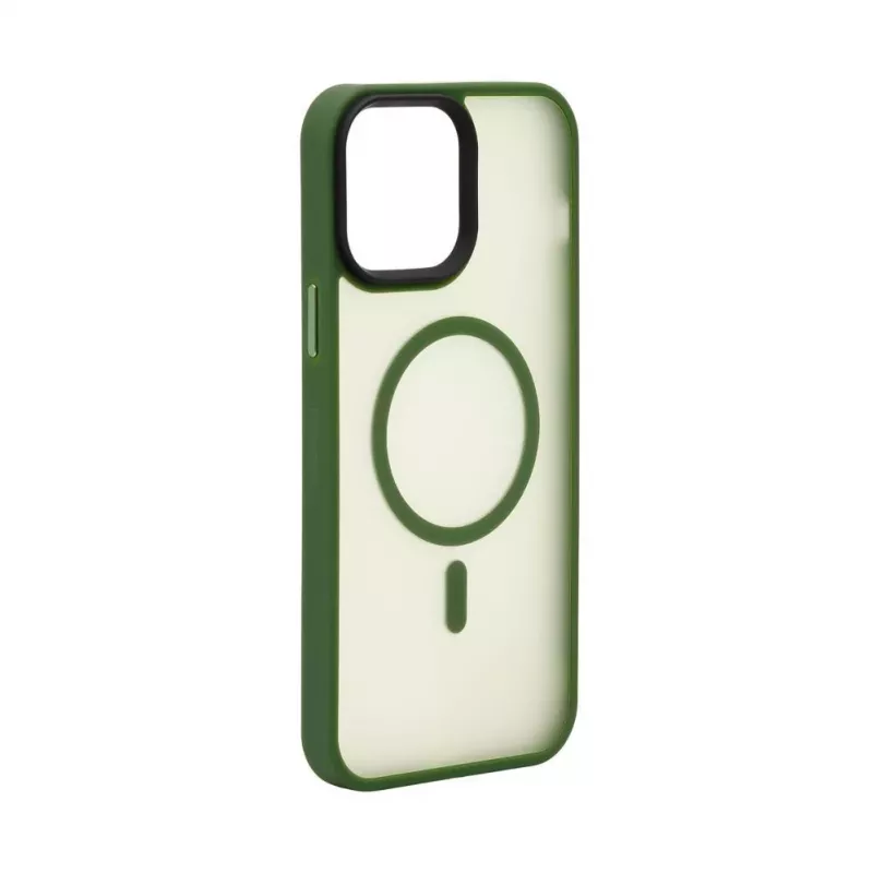 Evelatus Apple iPhone 13 Pro Max Capa híbrida com MagSafe PC+TPU verde