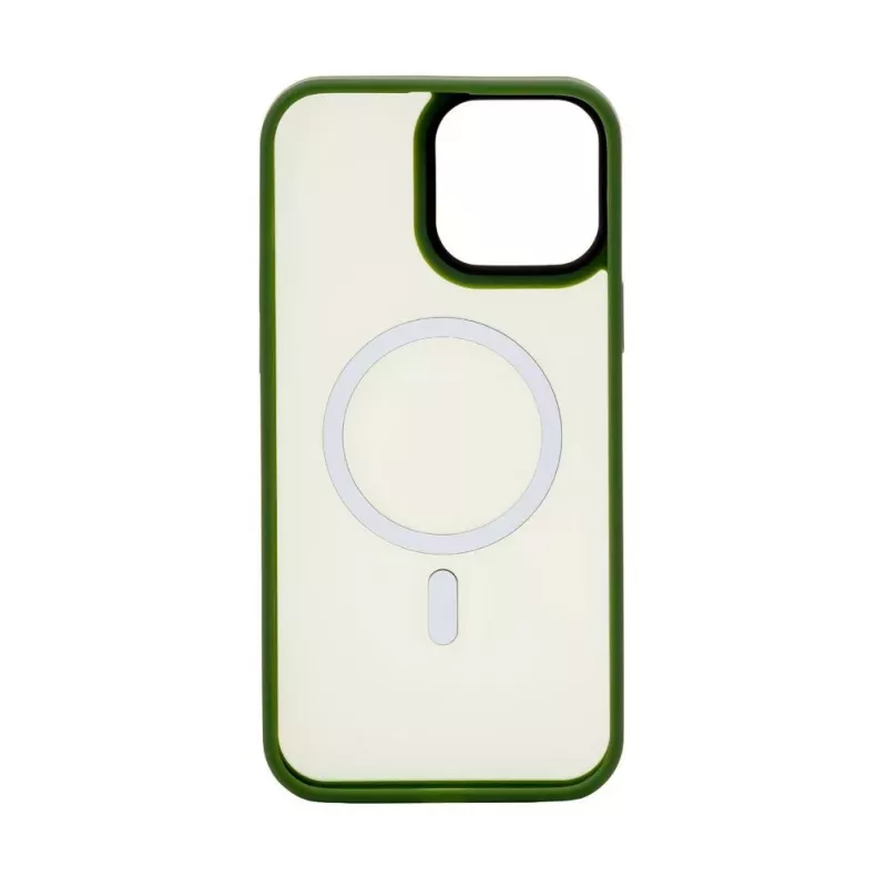 Evelatus Apple iPhone 13 Pro Max Capa híbrida com MagSafe PC+TPU verde