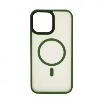 Evelatus Apple iPhone 13 Pro Max Capa híbrida com MagSafe PC+TPU verde