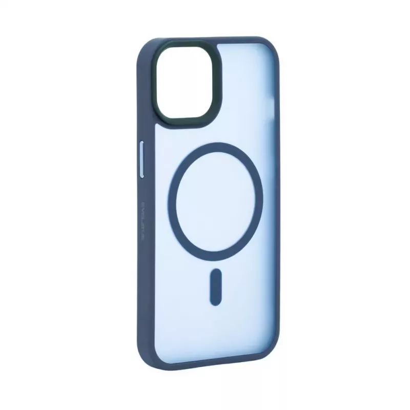 Evelatus Apple iPhone 14 Capa híbrida com MagSafe PC+TPU azul