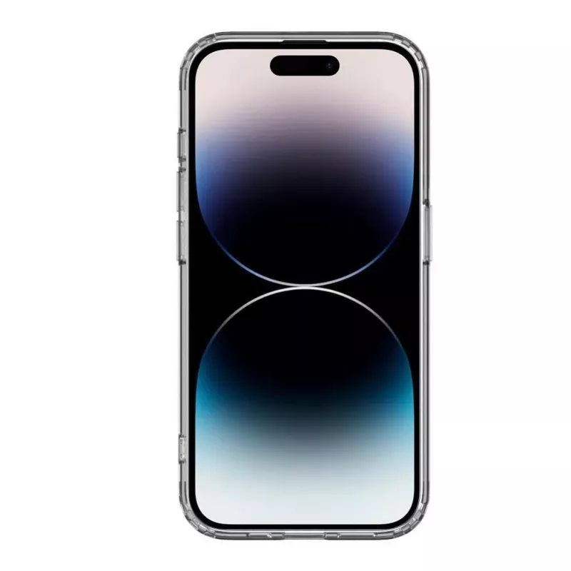 Evelatus Apple iPhone 15 Pro Max Capa de silicone militar à prova de choque TPU transparente