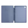 Evelatus Galaxy Tab A8 10,5 Capa para tablet com interior em imitação de microfibra cinzento-lavanda
