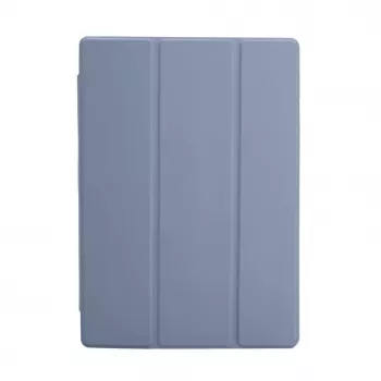 Evelatus Galaxy Tab A8 10,5 Capa para tablet com interior em imitação de microfibra cinzento-lavanda