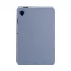 Evelatus Galaxy Tab A9 Capa para tablet com interior em imitação de microfibra cinzento-lavanda