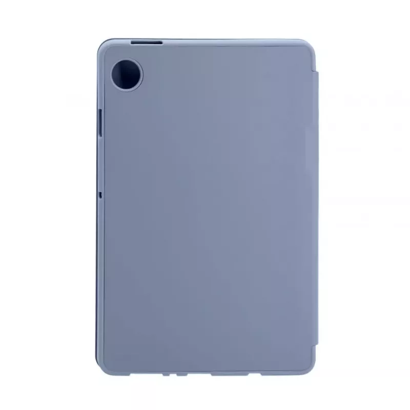 Evelatus Galaxy Tab A9 Capa para tablet com interior em imitação de microfibra cinzento-lavanda