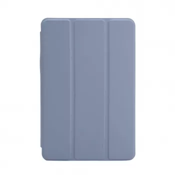 Evelatus Galaxy Tab A9 Capa para tablet com interior em imitação de microfibra cinzento-lavanda
