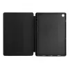 Evelatus Galaxy Tab A9 Plus Capa para tablet com interior em microfibra sintética preta