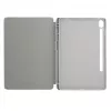 Evelatus Galaxy Tab S9 FE Capa para tablet com interior em microfibra sintética prateada