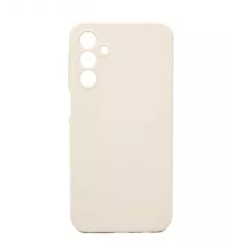 Connect Capa de Silicone Soft Touch de Qualidade Premium para Samsung Galaxy A14 4G / A14 5G Branco Antigo