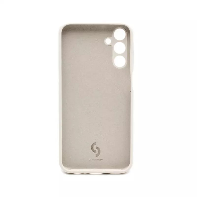Connect Capa de Silicone Soft Touch de Qualidade Premium para Samsung Galaxy A15 Branco Antigo