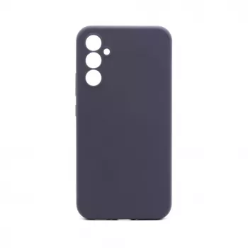 Connect Capa de Silicone Soft Touch de Qualidade Premium para Samsung Galaxy A34 Azul Meia-Noite