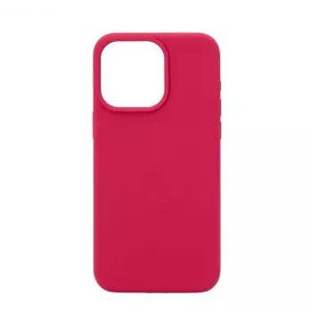 Connect Capa de Silicone Soft Touch MagSafe Premium New Function para Apple iPhone 15 Pro Vermelho Rosa