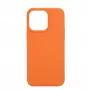 Connect Capa de Silicone Soft Touch MagSafe Premium New Function para Apple iPhone 15 Pro Max Laranja
