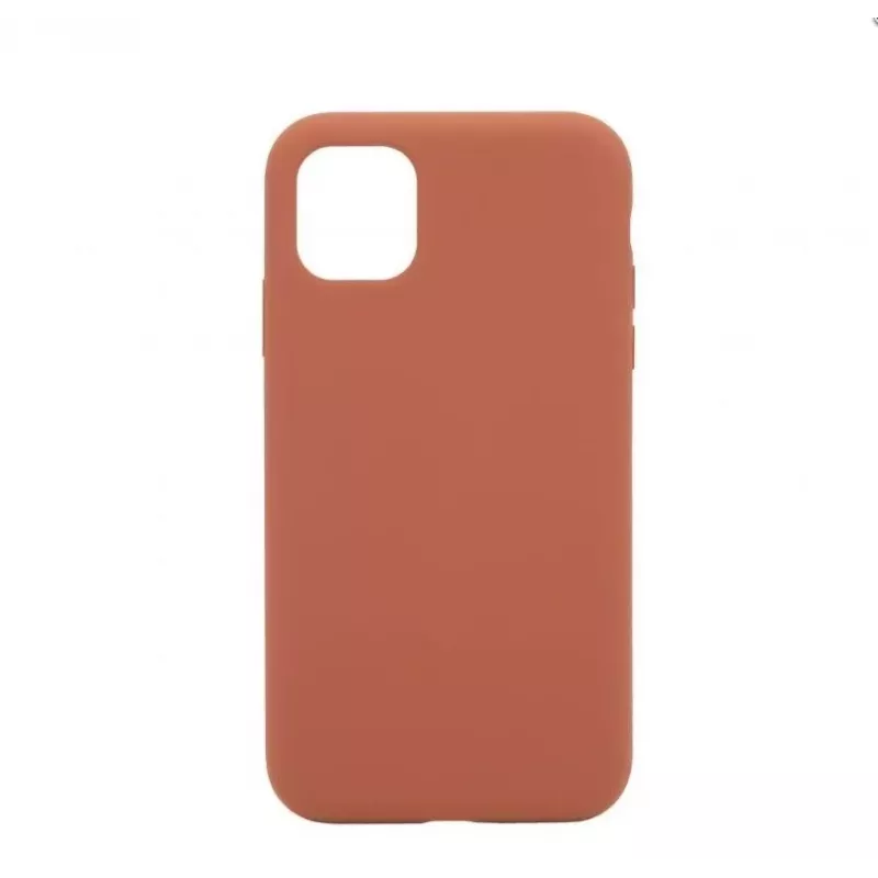 Connect Capa de Silicone Soft Touch MagSafe Premium New Function para Apple iPhone 11 Castanho Sela