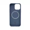 Connect Capa de Silicone Soft Touch MagSafe Premium New Function para Apple iPhone 14 Pro Azul Meia-Noite