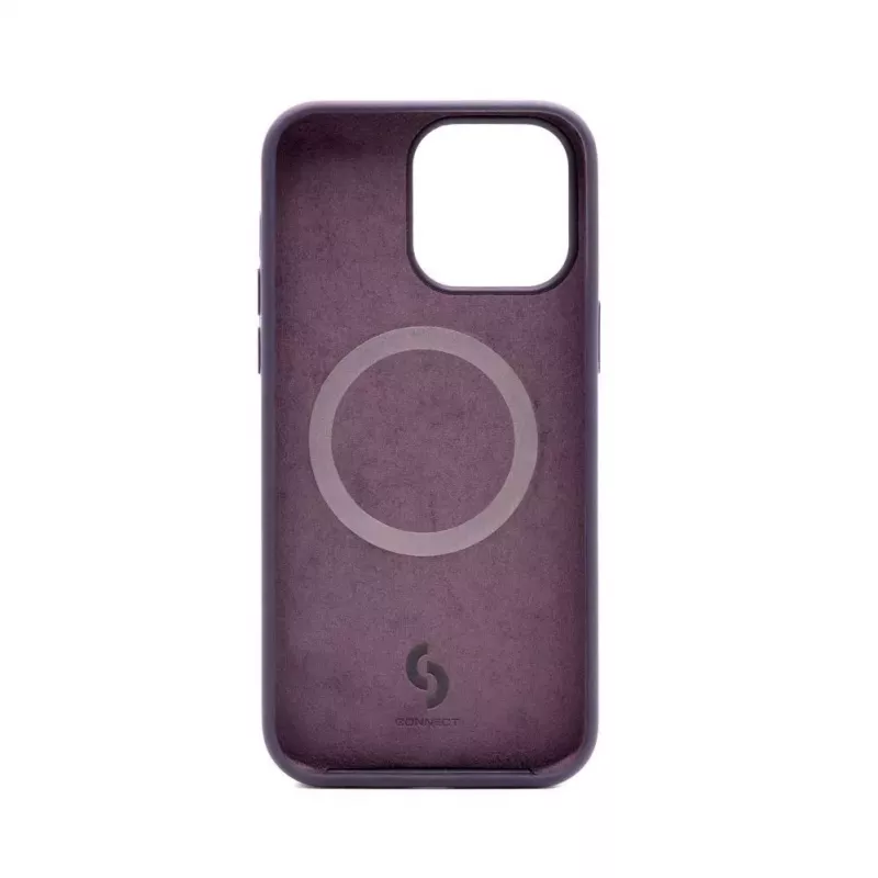 Connect Capa de Silicone Soft Touch MagSafe Premium New Function para Apple iPhone 14 Pro Roxo