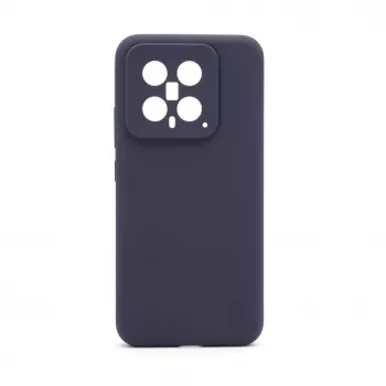 Connect Capa de Silicone Soft Touch Magnética de Qualidade Premium para Xiaomi 14 Pro Azul Meia-Noite