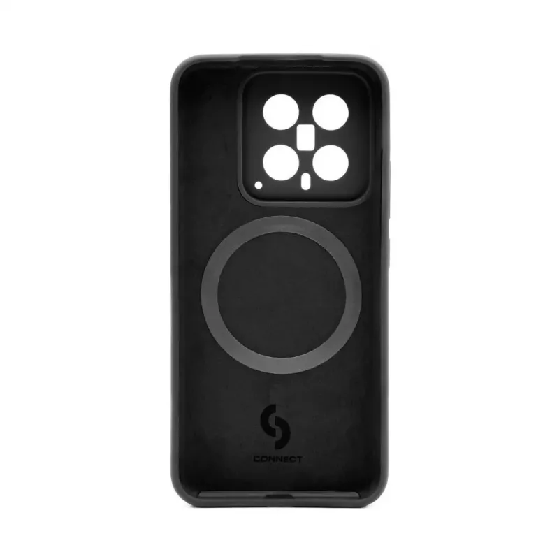 Connect Capa de Silicone Soft Touch Magnética de Qualidade Premium para Xiaomi 14 Preto