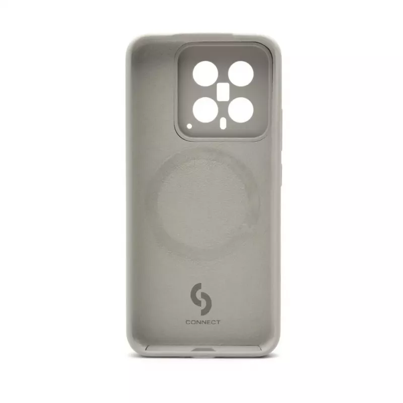 Connect Capa de Silicone Soft Touch Magnética de Qualidade Premium para Xiaomi 14 Cinzento