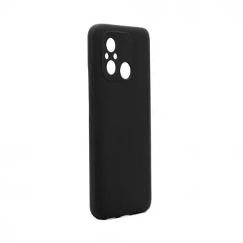 Connect Capa de Silicone Soft Touch de Qualidade Premium para Xiaomi Redmi 12C Preto