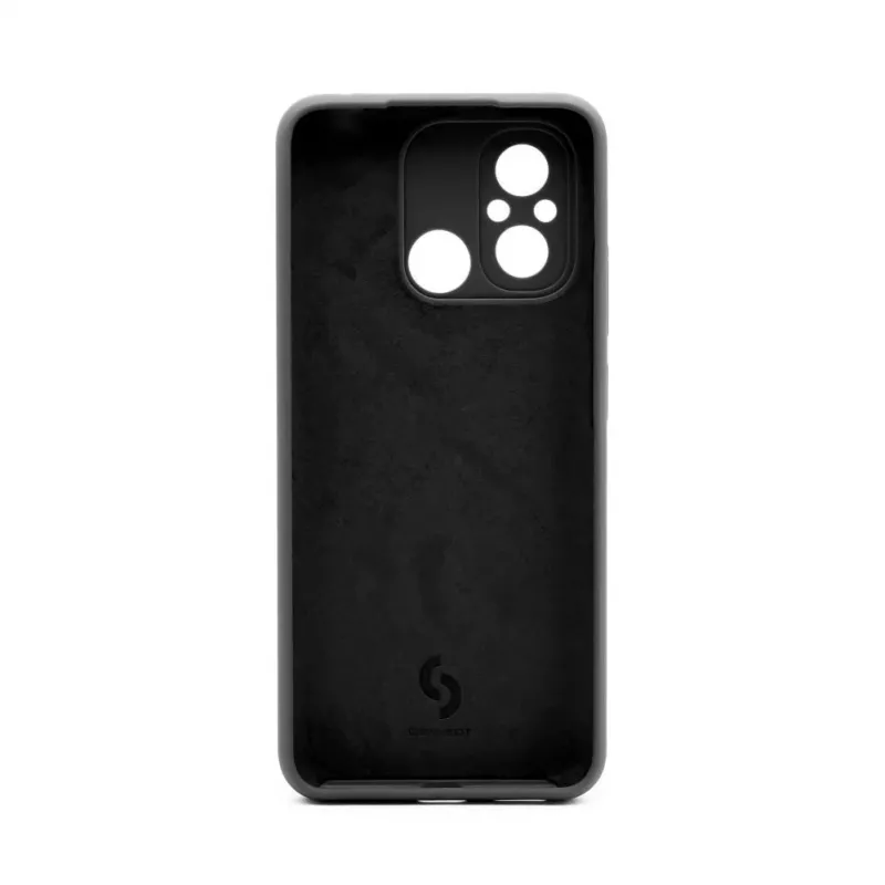 Connect Capa de Silicone Soft Touch de Qualidade Premium para Xiaomi Redmi 12C Preto