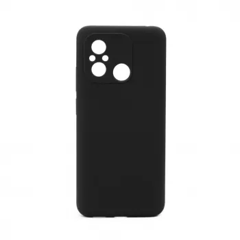 Connect Capa de Silicone Soft Touch de Qualidade Premium para Xiaomi Redmi 12C Preto