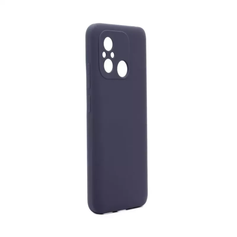 Connect Capa de Silicone Soft Touch de Qualidade Premium para Xiaomi Redmi 12C Azul Meia-Noite