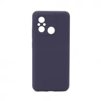 Connect Capa de Silicone Soft Touch de Qualidade Premium para Xiaomi Redmi 12C Azul Meia-Noite