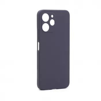 Connect Capa de Silicone Soft Touch de Qualidade Premium para Xiaomi Redmi 12 / Redmi 12 5G Azul Meia-Noite