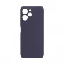 Connect Capa de Silicone Soft Touch de Qualidade Premium para Xiaomi Redmi 12 / Redmi 12 5G Azul Meia-Noite