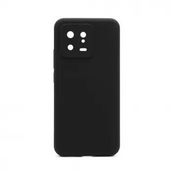 Connect Capa de silicone Soft Touch de qualidade premium para Xiaomi Redmi 13 preto