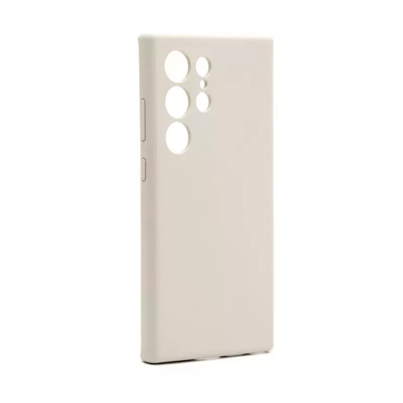 Connect Capa de silicone Soft Touch magnética de qualidade premium para Samsung Galaxy S24 Ultra cinzento