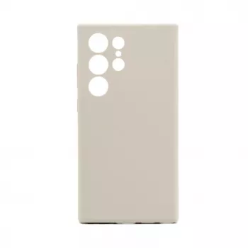 Connect Capa de silicone Soft Touch magnética de qualidade premium para Samsung Galaxy S24 Ultra cinzento