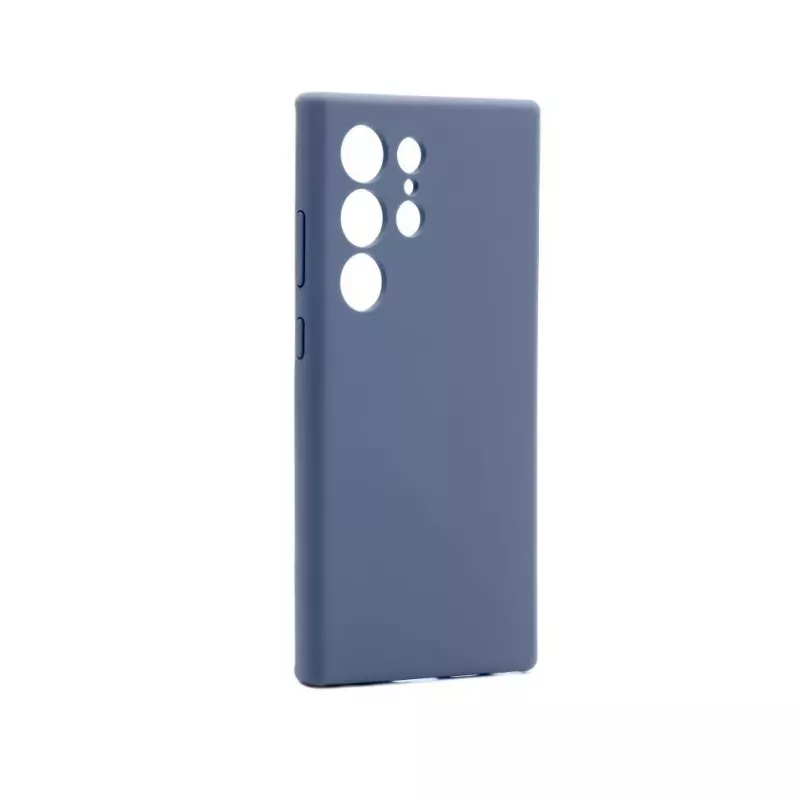 Connect Capa de silicone Soft Touch magnética de qualidade premium para Samsung Galaxy S24 Ultra azul meia-noite