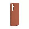 Connect Capa de silicone Soft Touch magnética de qualidade premium para Samsung Galaxy S23 FE castanho saddle