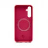 Connect Capa de silicone Soft Touch magnética de qualidade premium para Samsung Galaxy S23 FE camélia