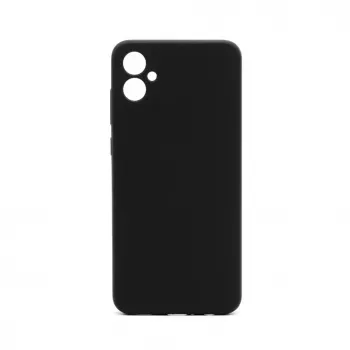 Connect Capa de silicone Soft Touch de qualidade premium para Samsung Galaxy A05 4G preto