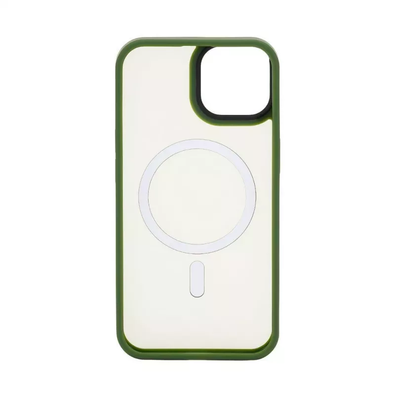 Connect Capa híbrida com íman PC+TPU para Apple iPhone 13 Pro Max verde
