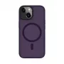 Connect Capa híbrida com íman PC+TPU para Apple iPhone 14 roxo profundo
