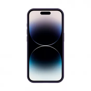 Connect Apple iPhone 14 Pro Max Capa Híbrida com Íman, PC+TPU, Roxo Escuro