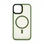 Connect Apple iPhone 15 Capa Híbrida com Íman PC+TPU Verde