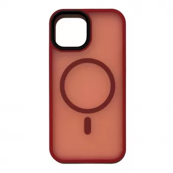 Connect Apple iPhone 15 Capa Híbrida com Íman PC+TPU Vermelho